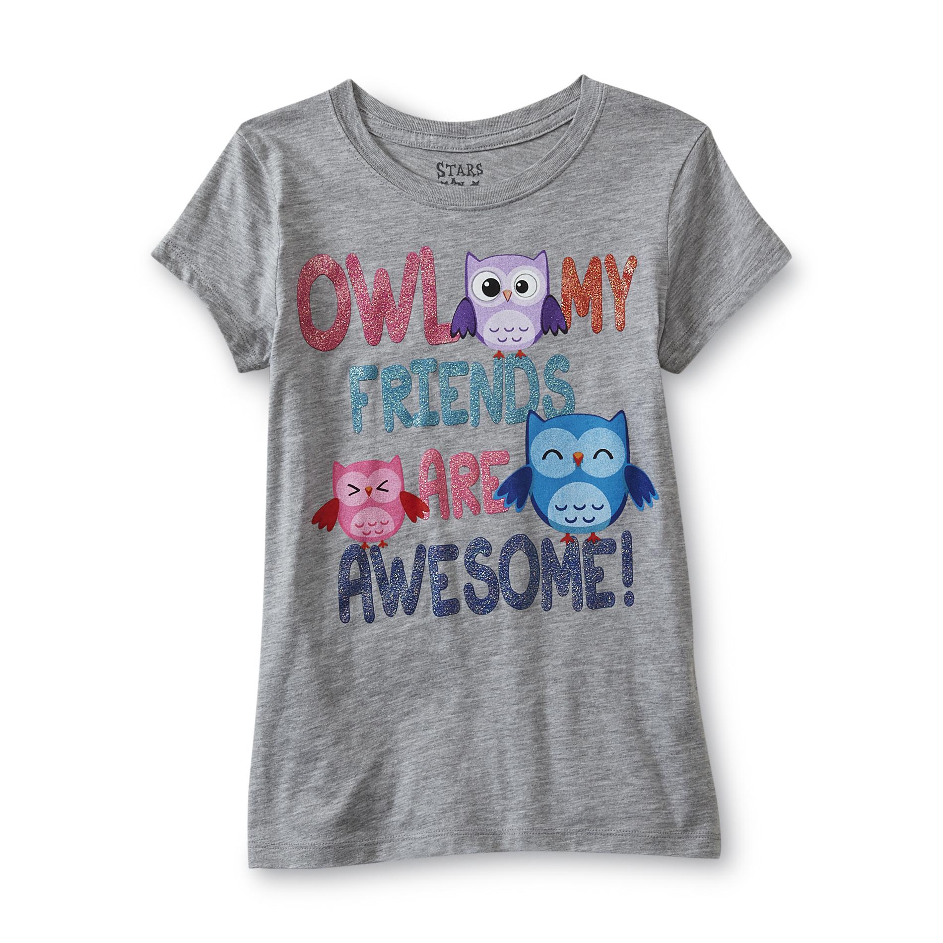 Hybrid Girl's Graphic T-Shirt - Owl Friends