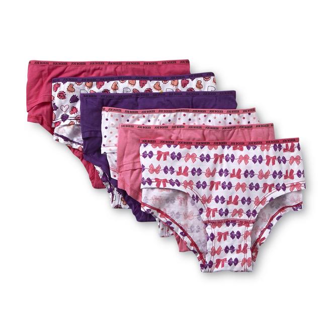 Joe Boxer Women's 6Pack LowRise Hipster Panties