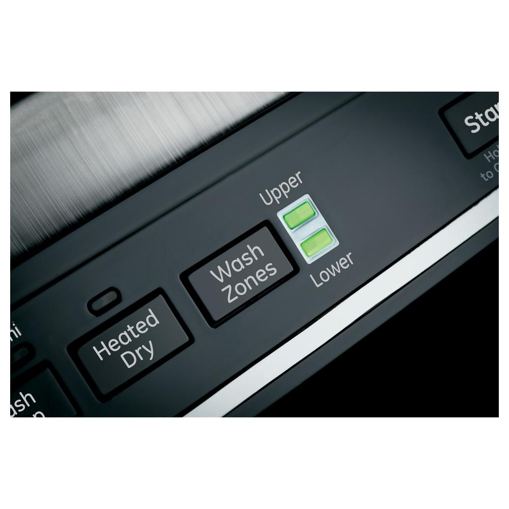 GE Appliances GDT550HGDBB 24" Hybrid Built-in Dishwasher w/ Stainless Steel Interior - Black