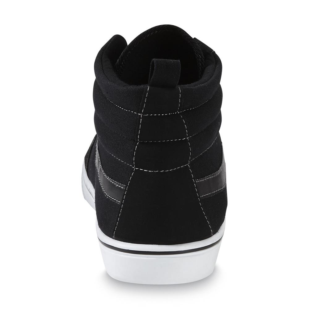 Charles Albert Shoes Men's  13050 High Top Sneaker - Black