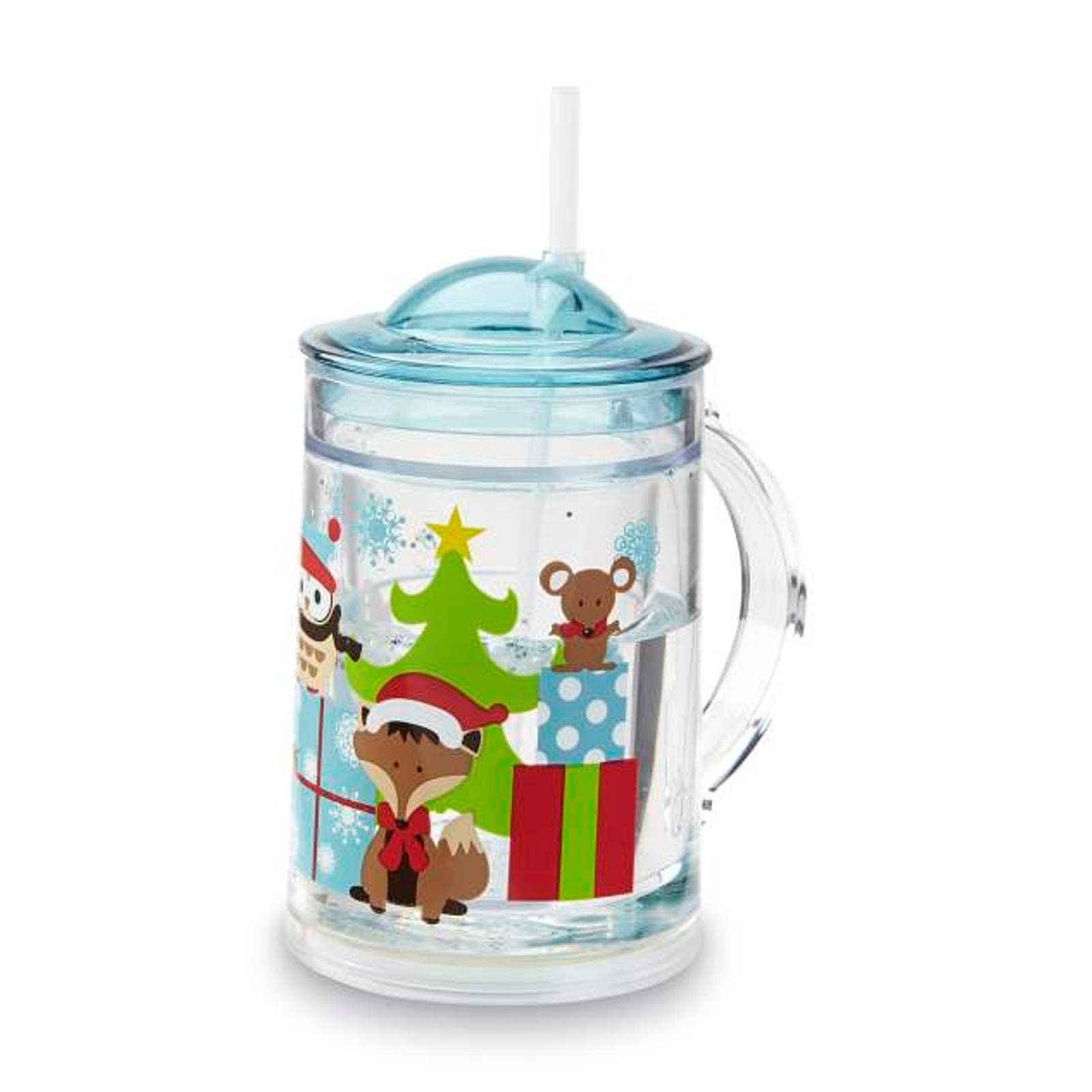 Essential Home Christmas Shaky Cup - Woodland Animals