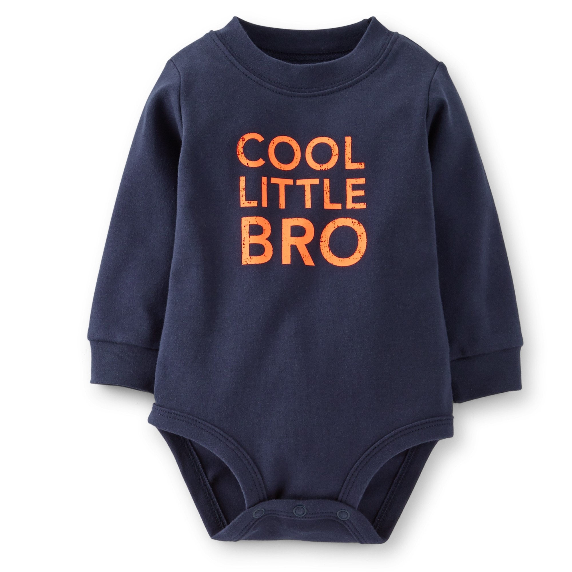 Carter's Newborn Boy's Long-Sleeve Bodysuit - Cool Little Bro