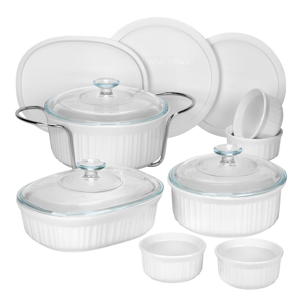 Corningware 14-Piece White Bakeware Set