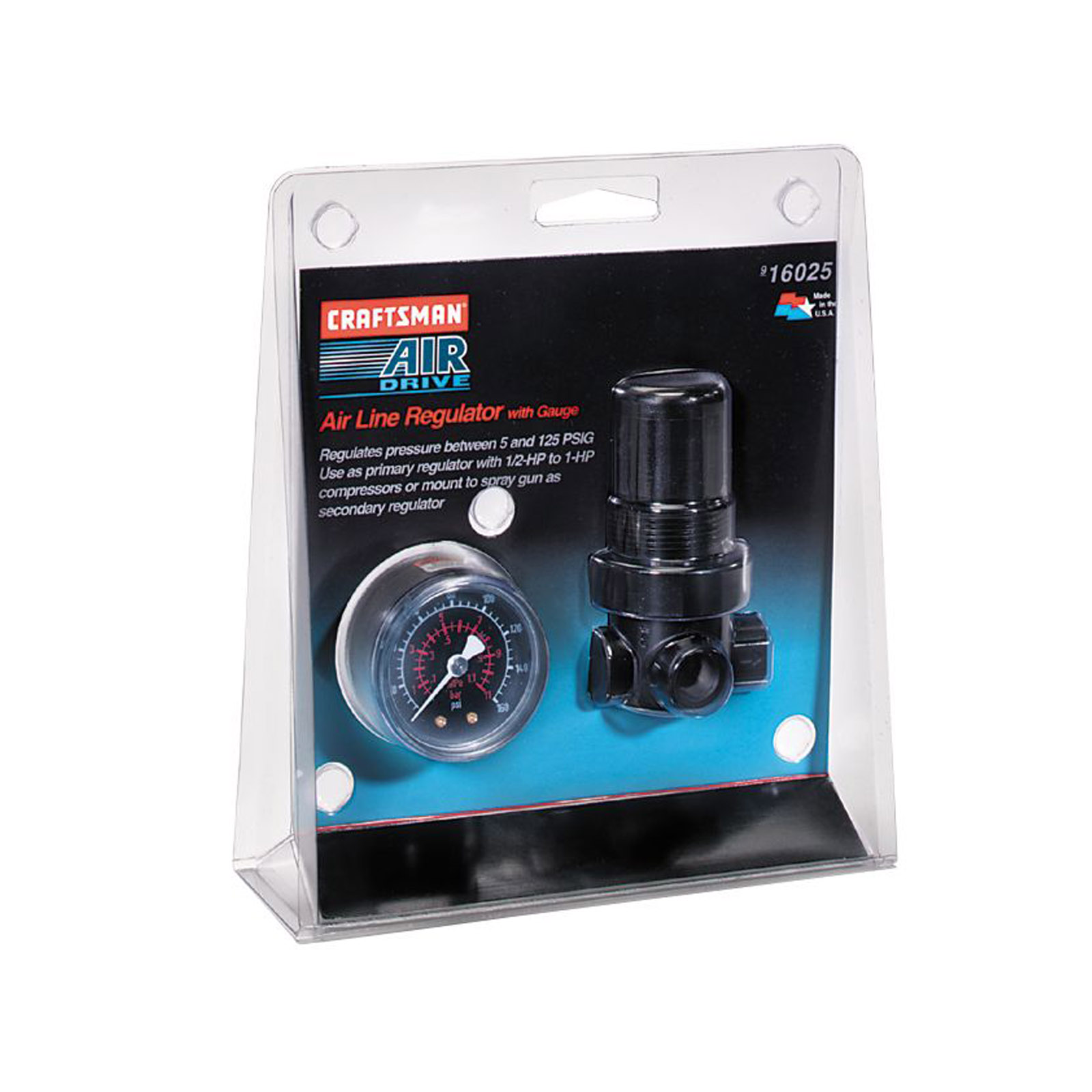 Sears Craftsman Air Line Regulator with Gauge 7.94! (16025)