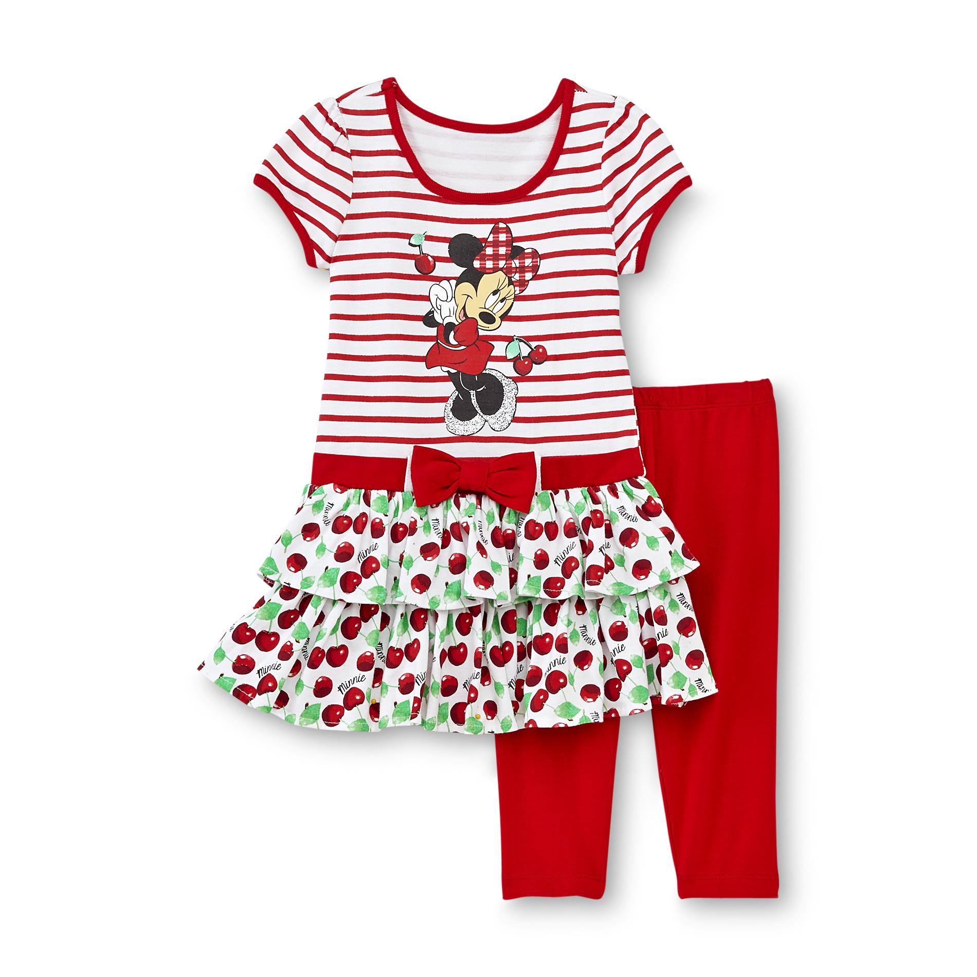 Disney Minnie Mouse Infant & Toddler Girl's Dress & Capris