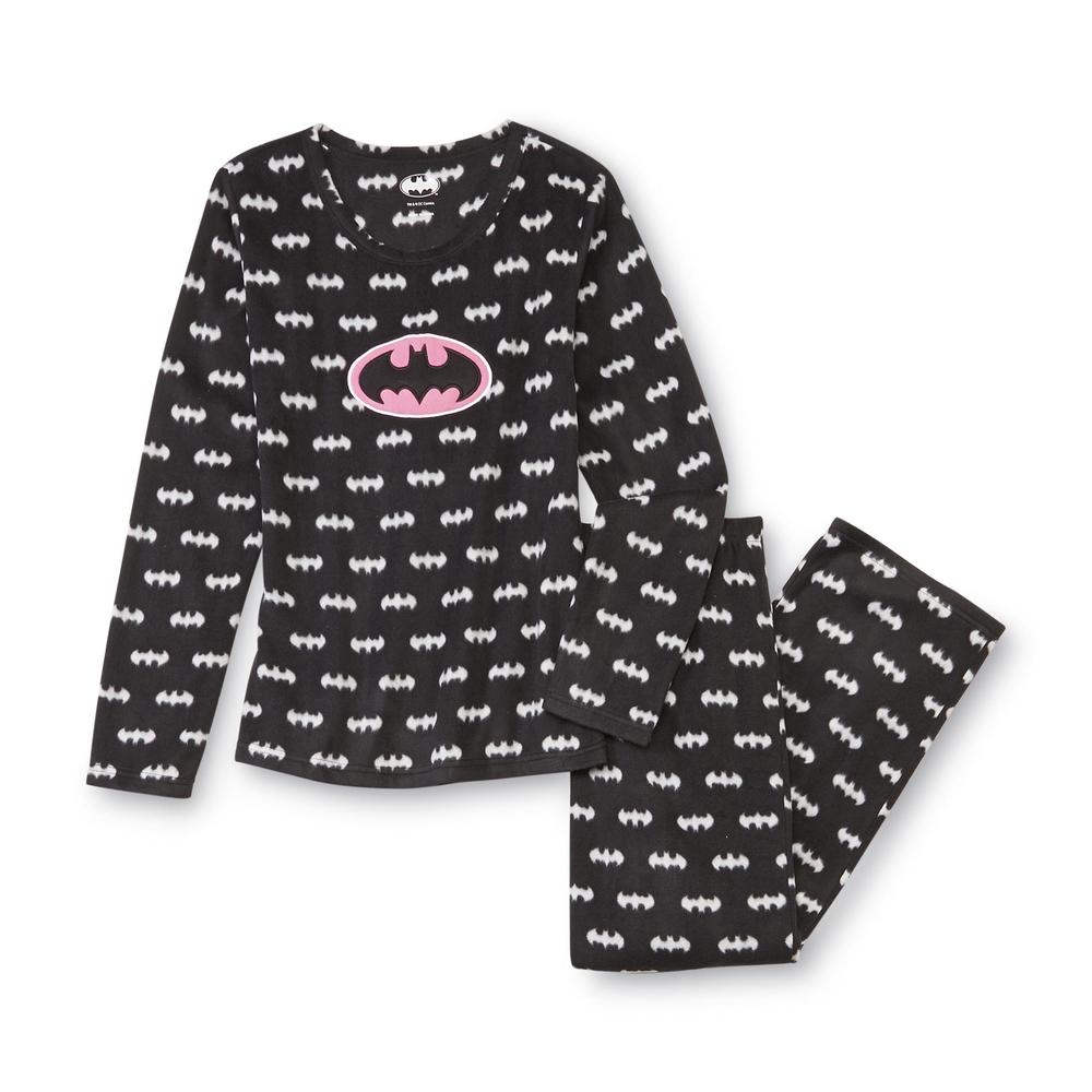 DC Comics Batman Women's Fleece Pajama Top & Pants