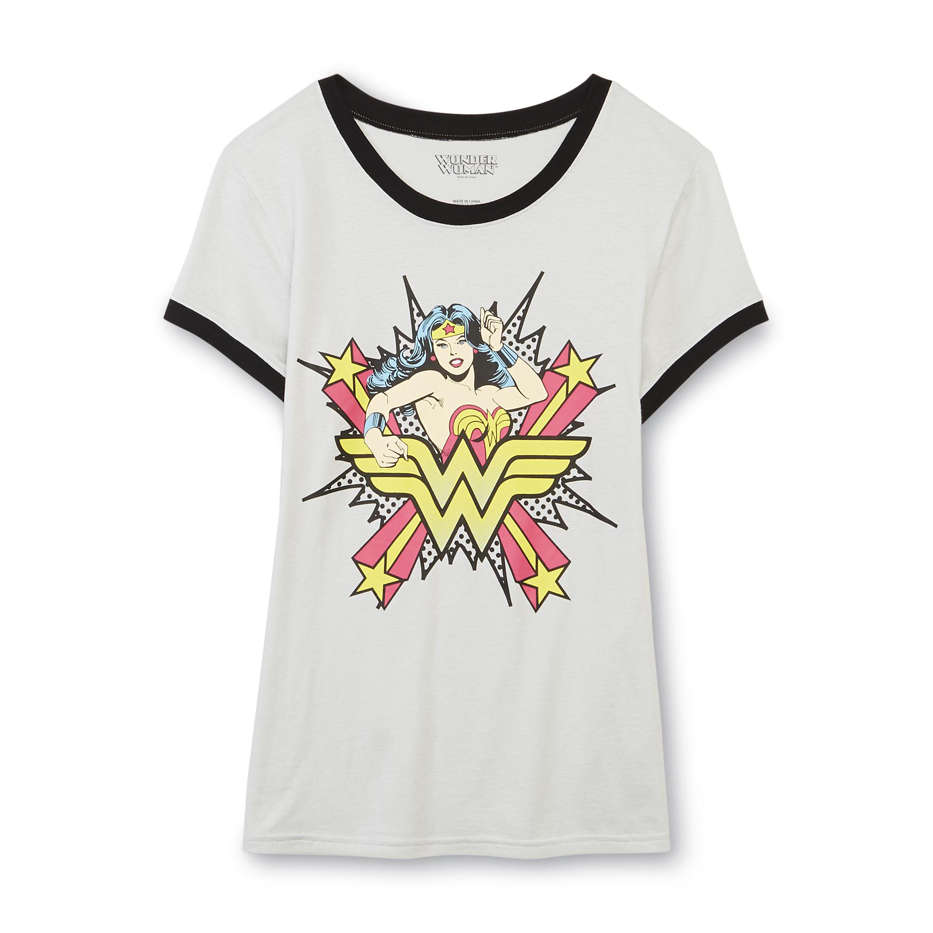 DC Comics Wonder Woman Women's Ringer T-Shirt