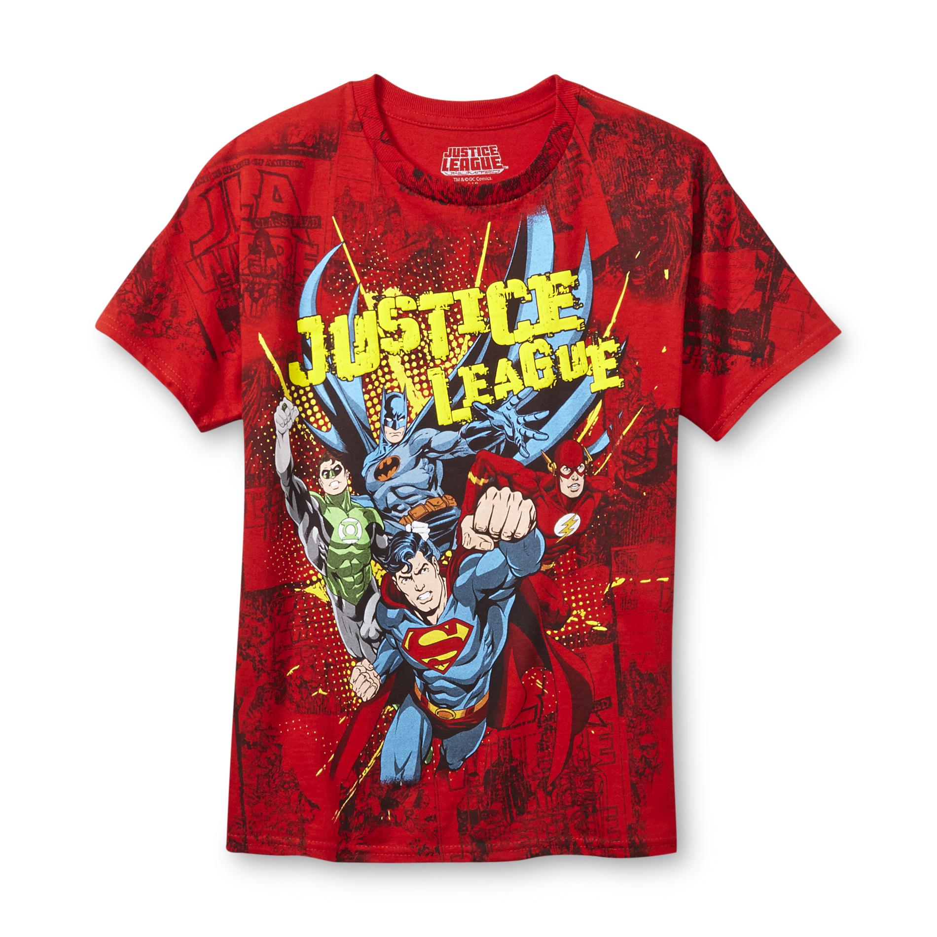 DC Comics Justice League Boy's Graphic T-Shirt