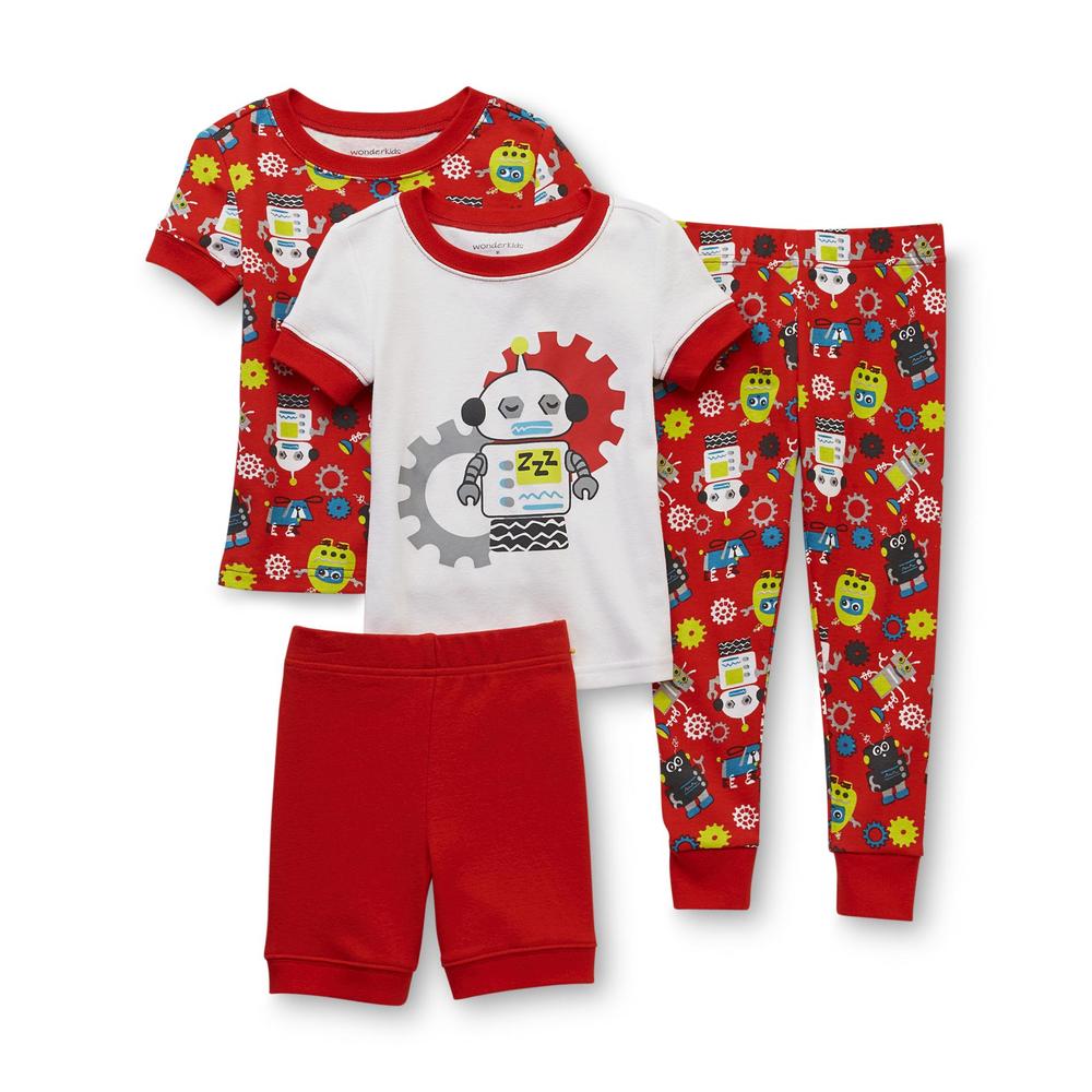 WonderKids Infant & Toddler Boy's 2 Pairs Pajamas - Robots