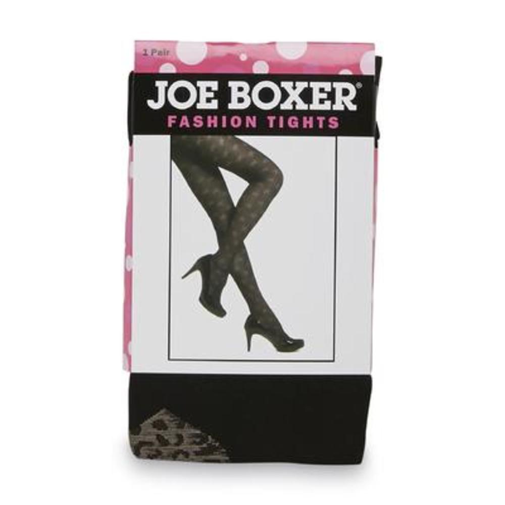 Joe Boxer Women's Tights - Leopard Print Hearts