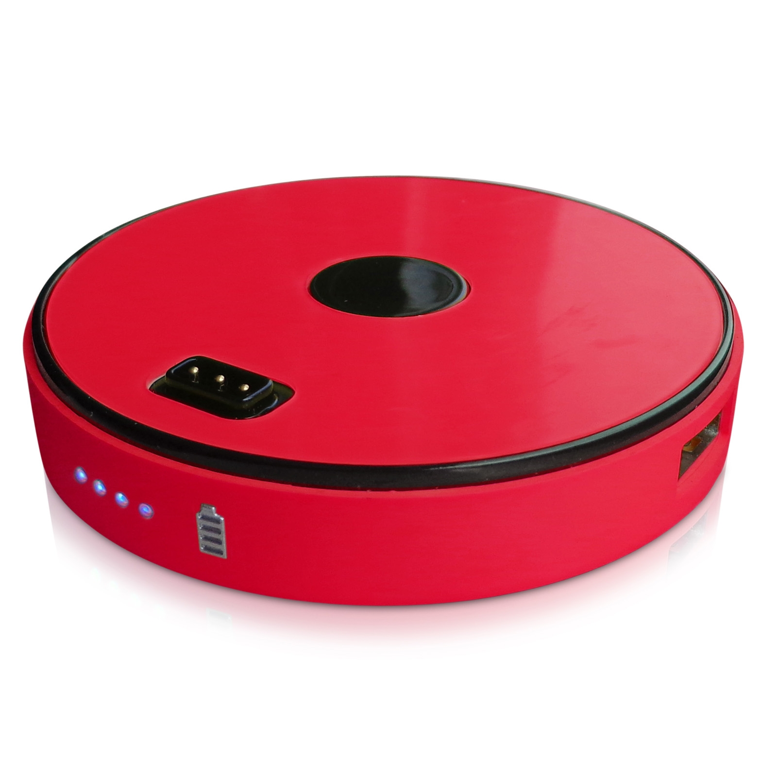 Sungale SPB0202-R 3000 mAh Add-on Disk for Round Stackable Power Bank-Red, Red Sungale SPB0202-R 3000 mAh Add-on Disk for Round Stackable Power Bank-Red, Red