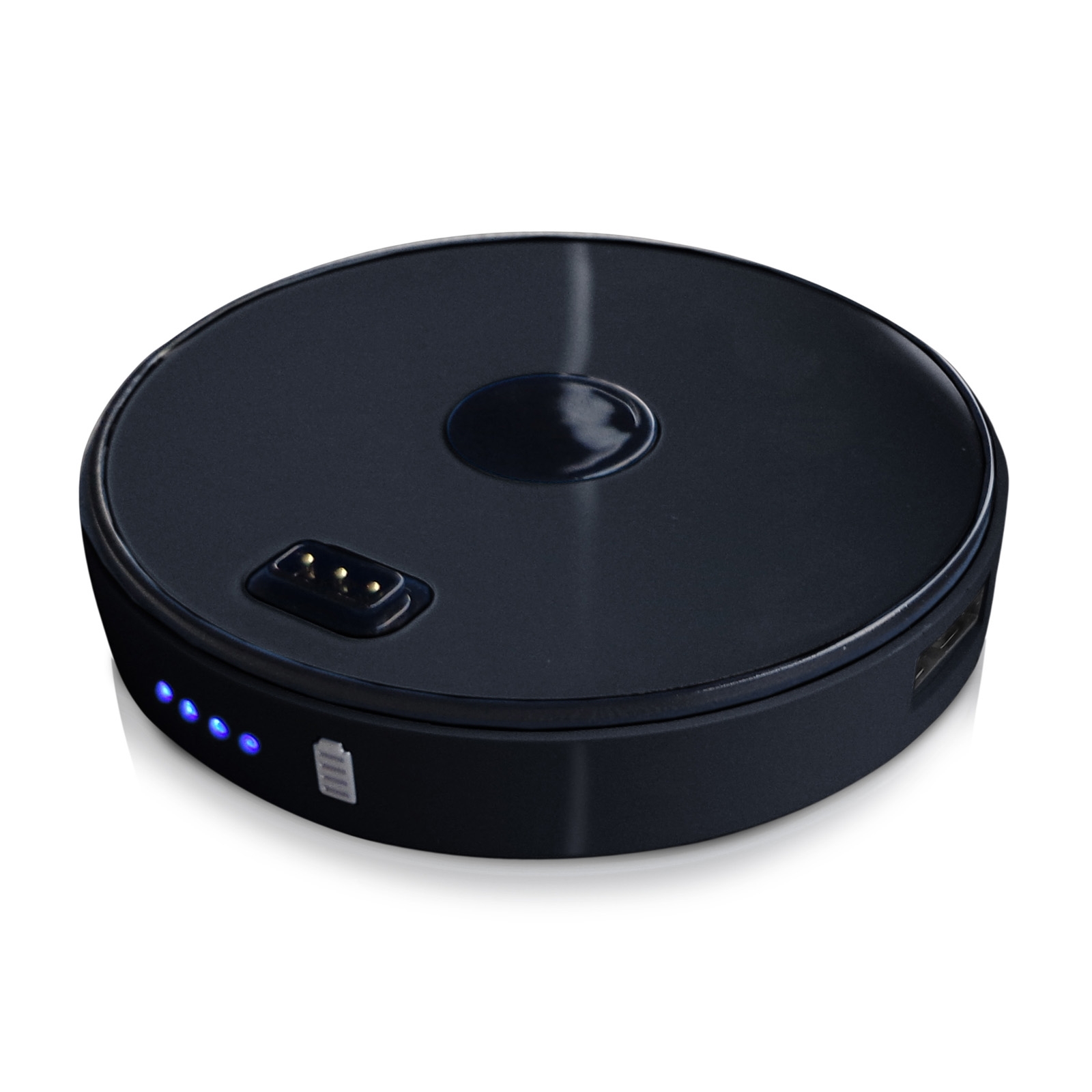 Sungale SPB0202-B 3000 mAh Add-on Disk for Round Stackable Power Bank-Black, Black Sungale SPB0202-B 3000 mAh Add-on Disk for Round Stackable Power Bank-Black, Black