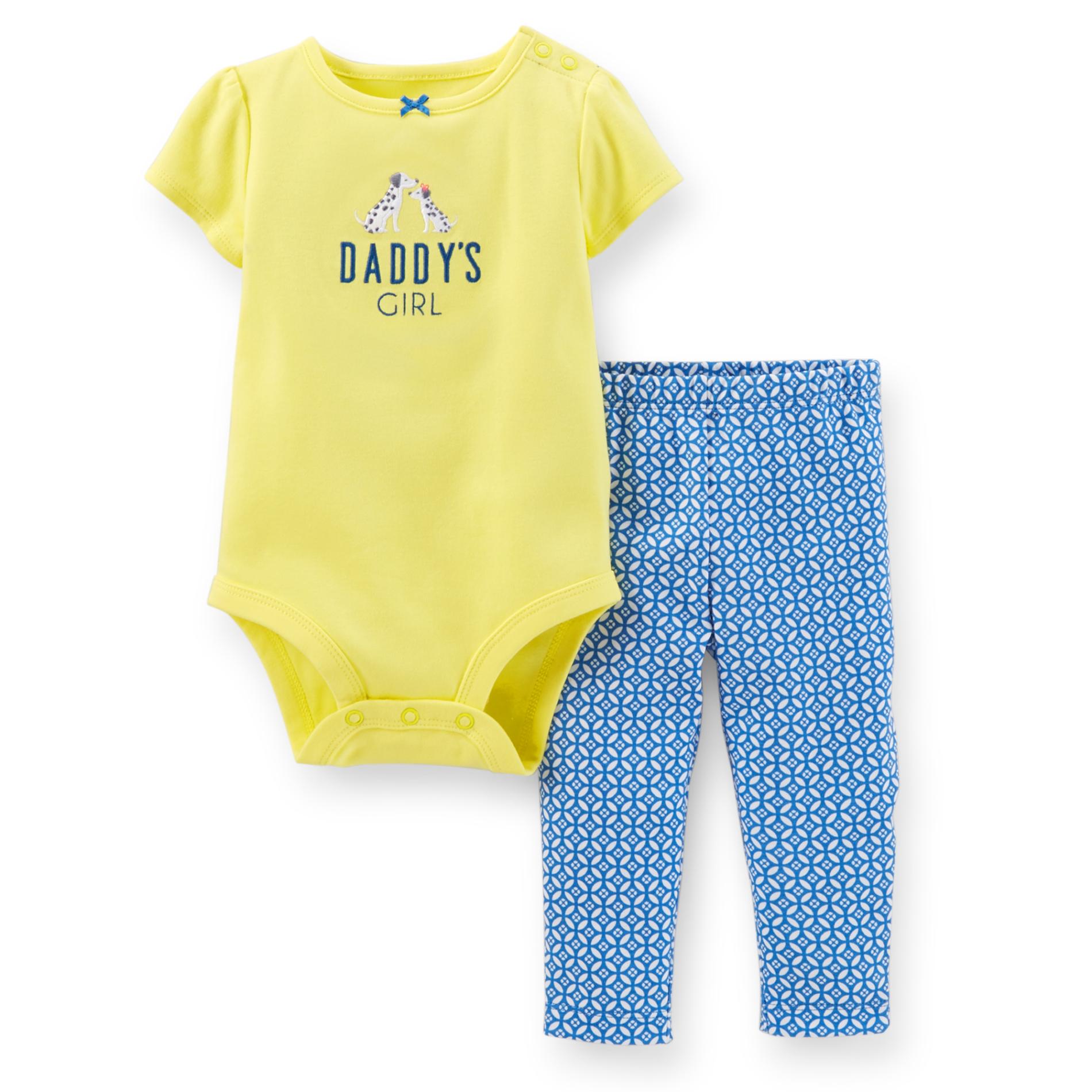 Carter's Newborn & Infant Girl's Bodysuit & Pants - Dogs