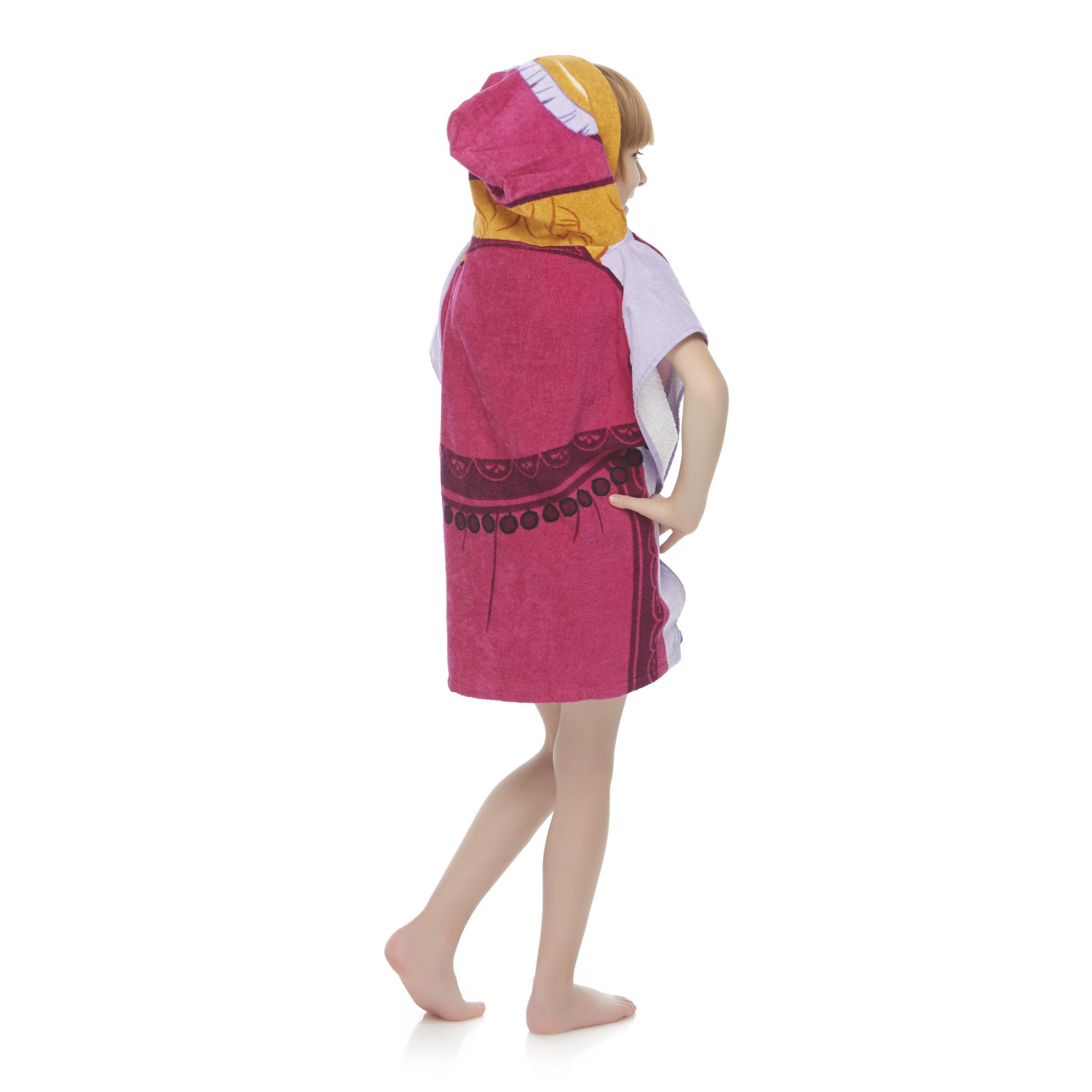 frozen anna hooded towel