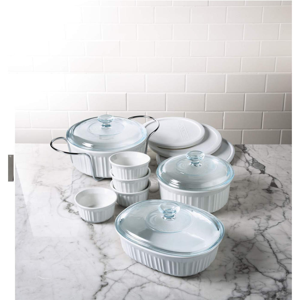 Corningware 14-Piece White Bakeware Set