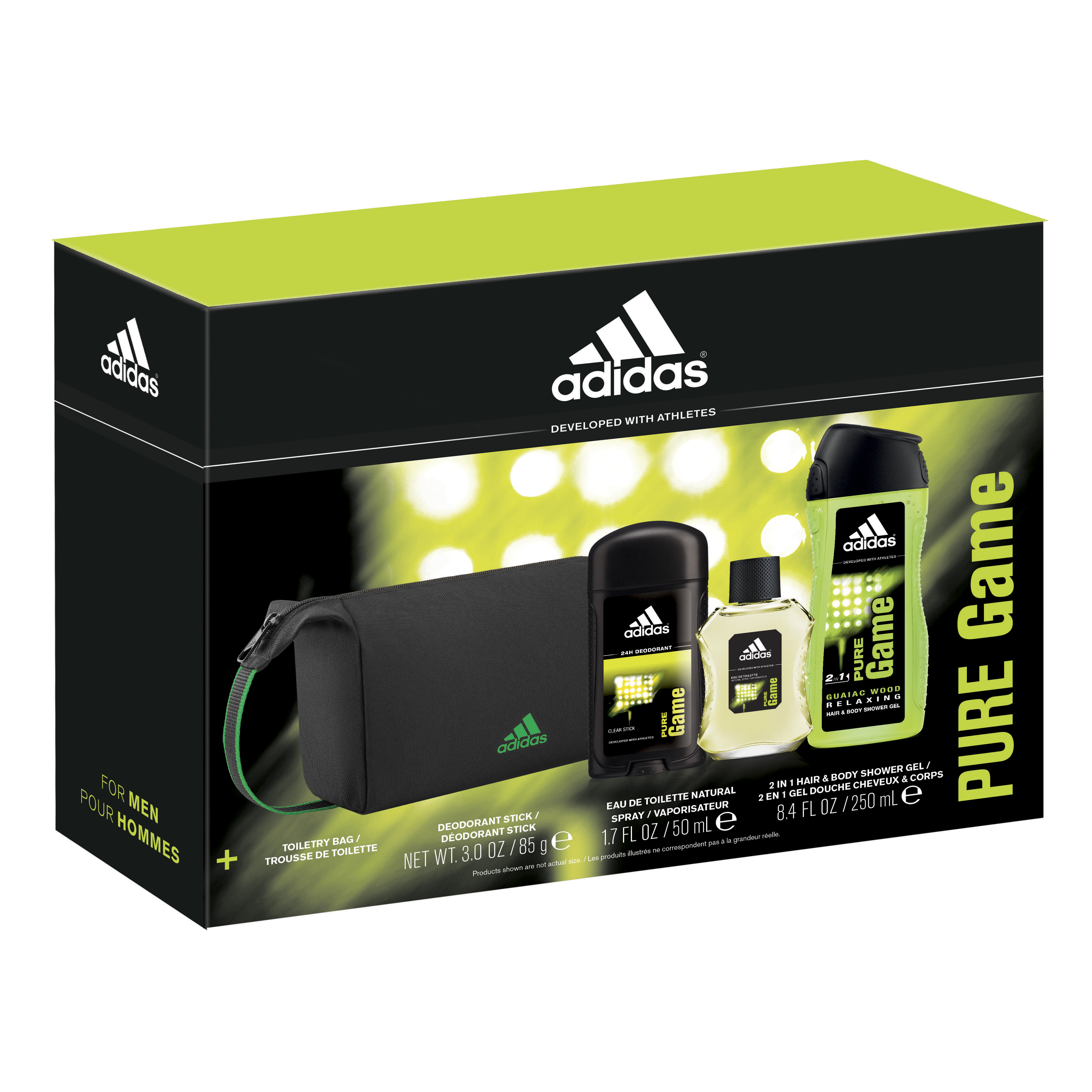 Adidas Game Dopp Kit  3 Pc