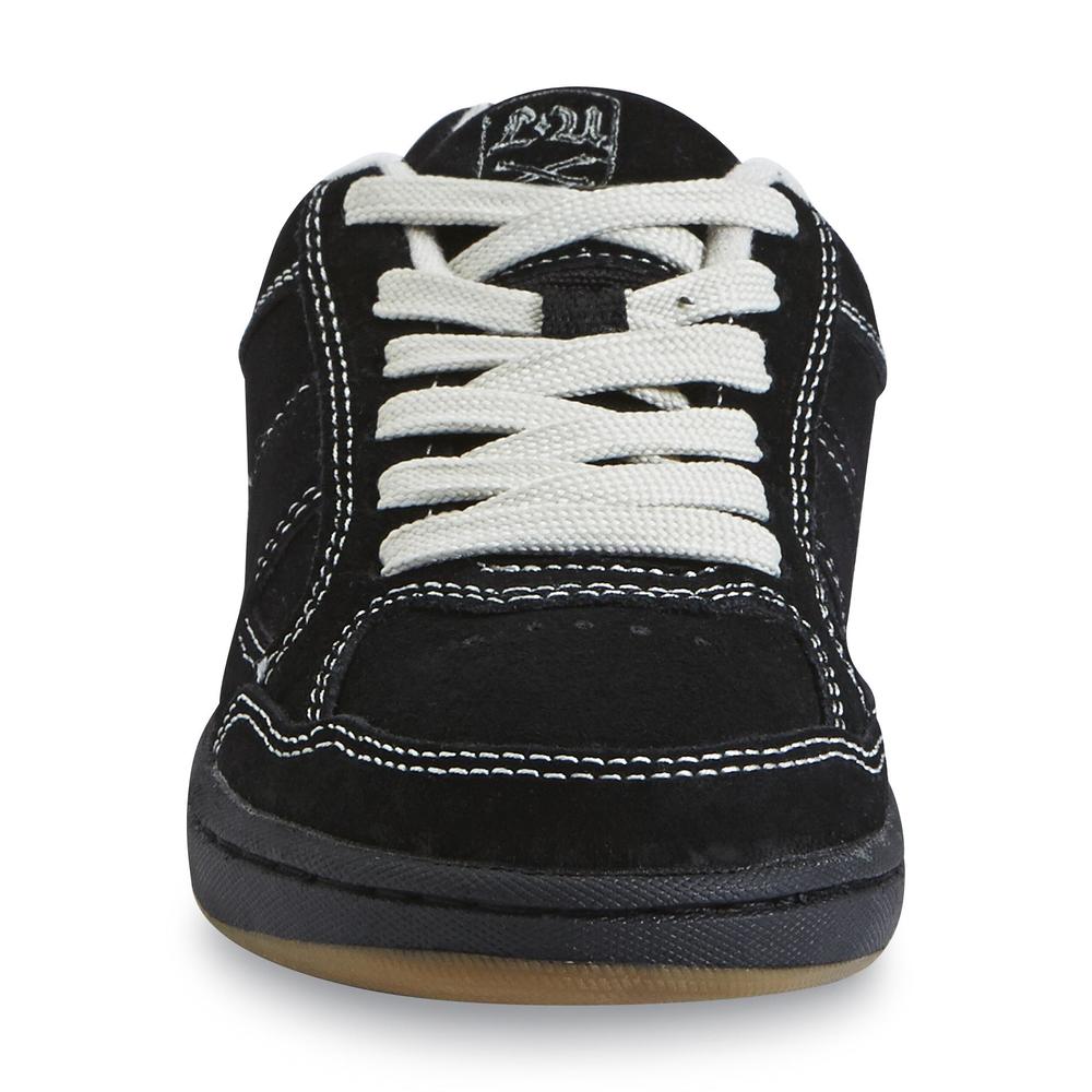 LA Underground Boy's Skate Shoe - Black/Cream