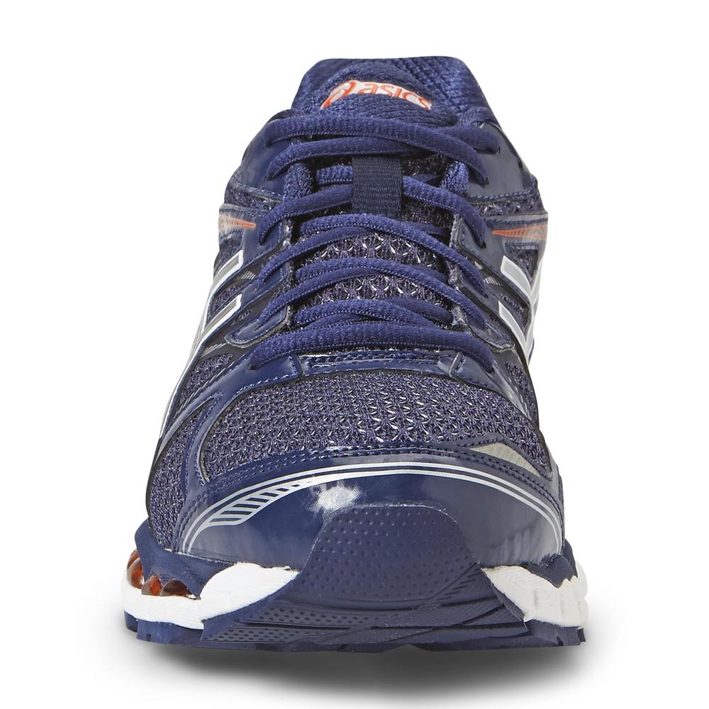 ASICS Men's Gel-Evate 2 Navy/Silver/Orange Running Shoe