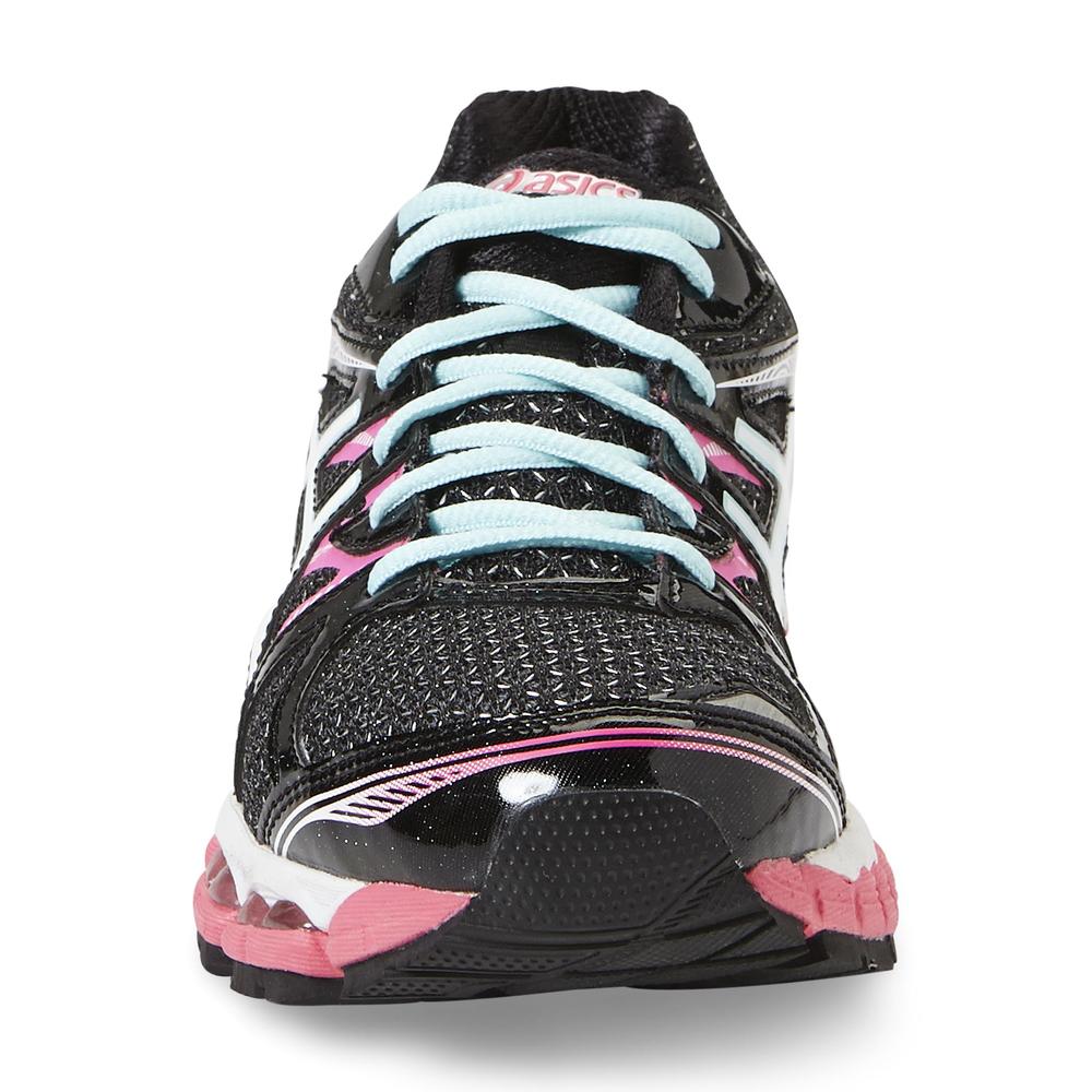 ASICS Women's Gel-Evate 2 Black/White/Pink Running Shoe