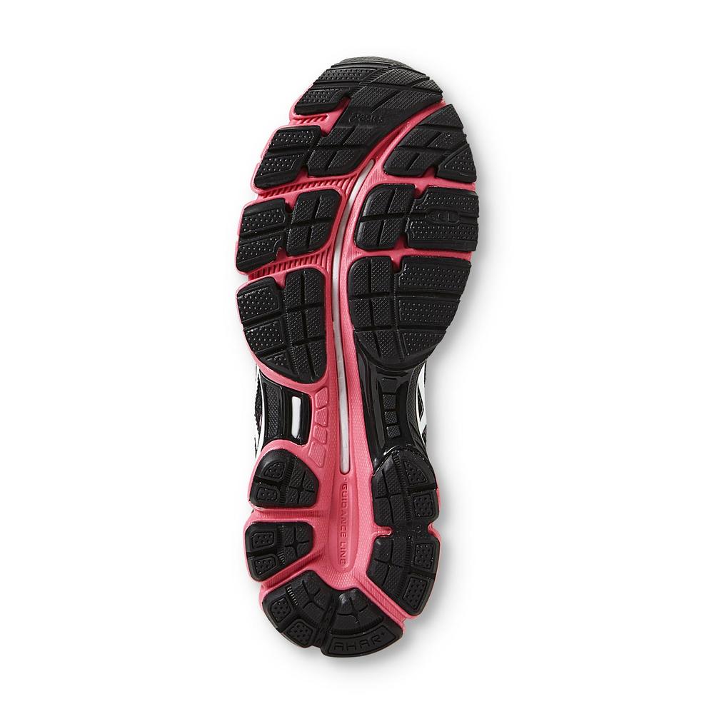 ASICS Women's Gel-Evate 2 Black/White/Pink Running Shoe