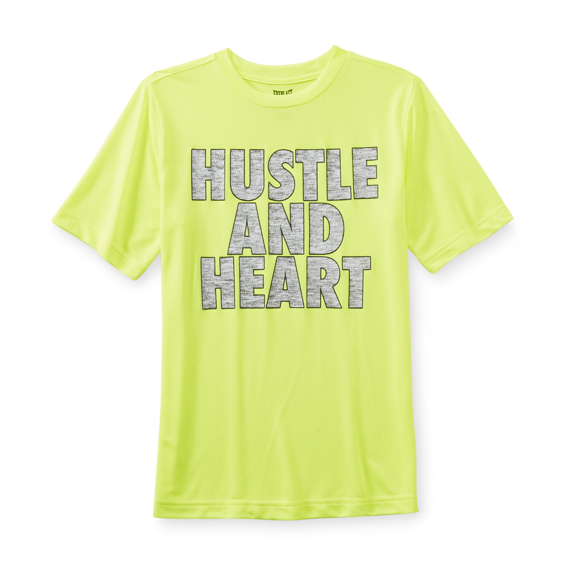 Everlast&reg; Boy's Graphic Athletic T-Shirt - Hustle & Heart