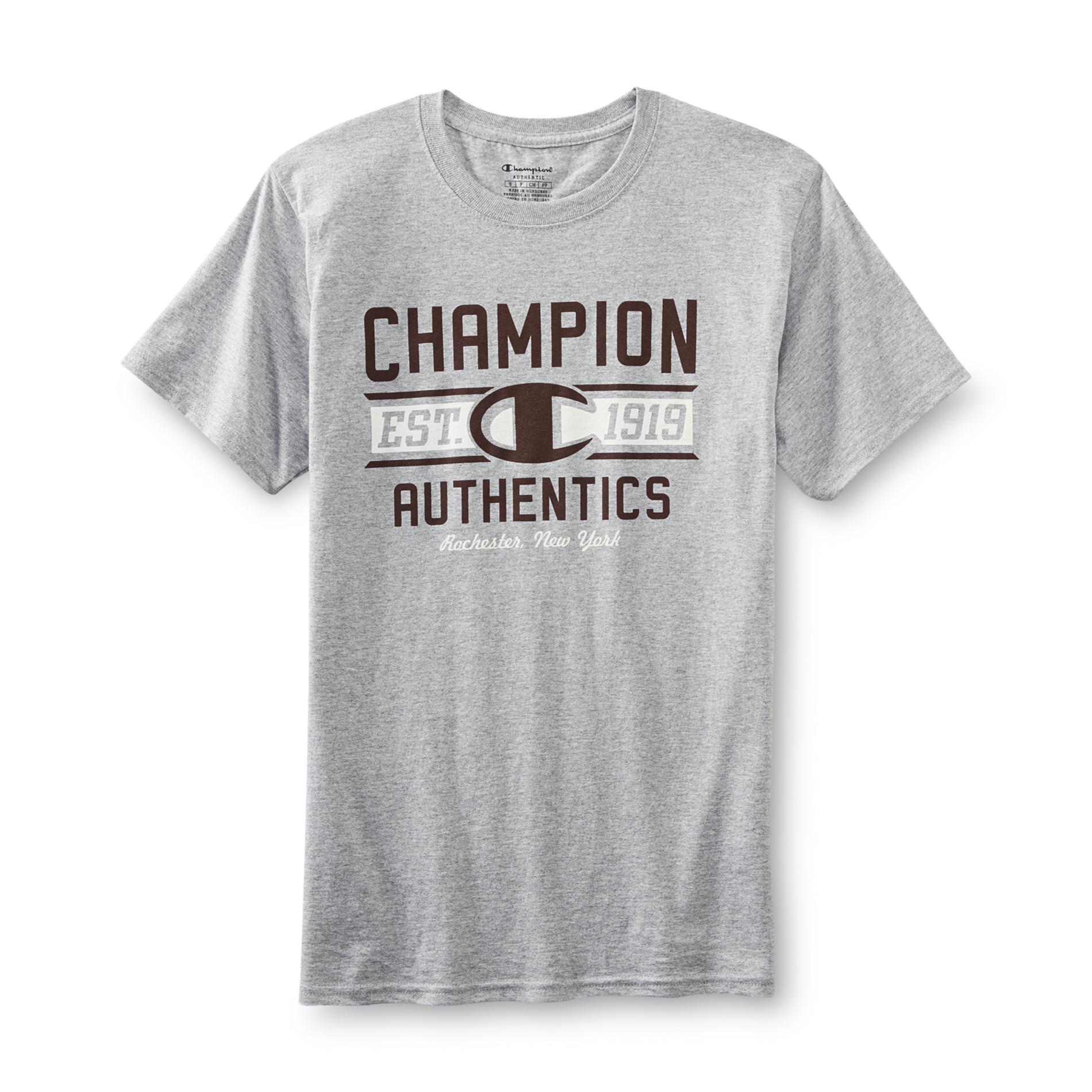 Champion Young Men's Graphic T-Shirt - Collegiate Logo
