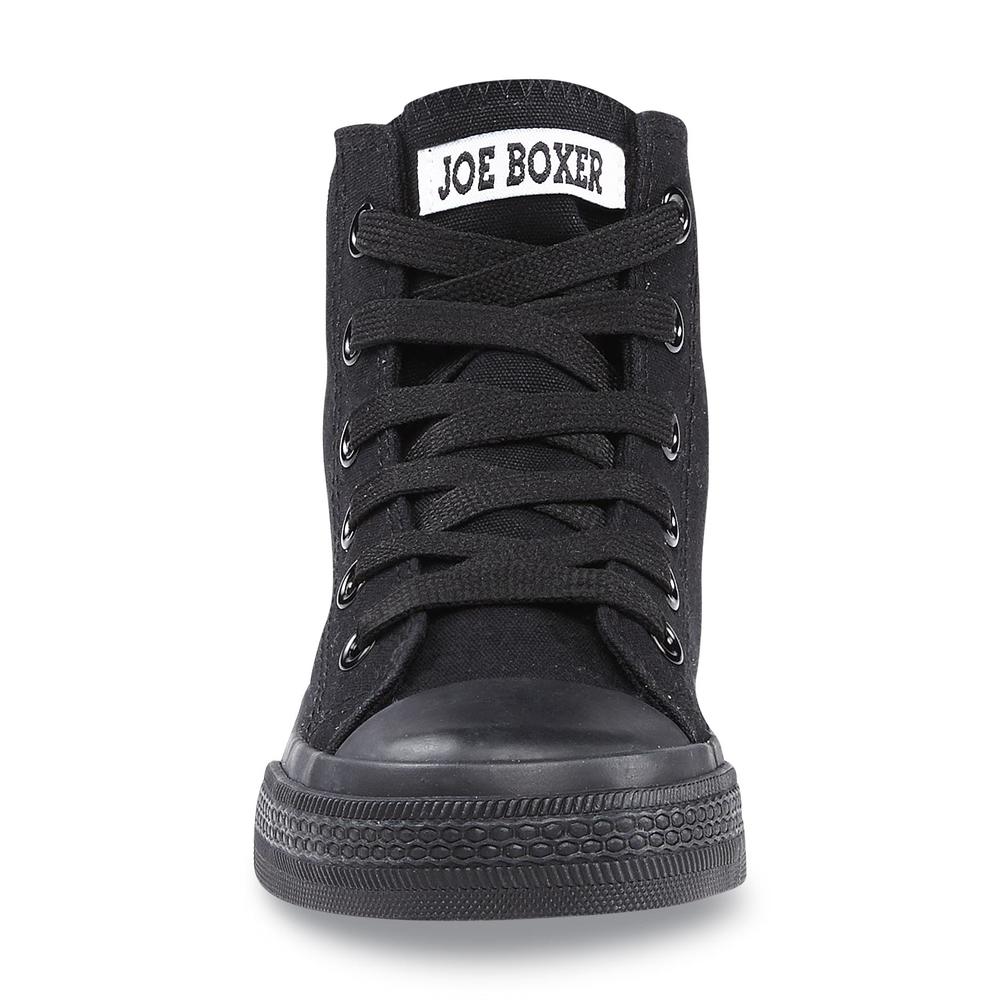 Joe Boxer Boy's Recap Black High-Top Sneakers