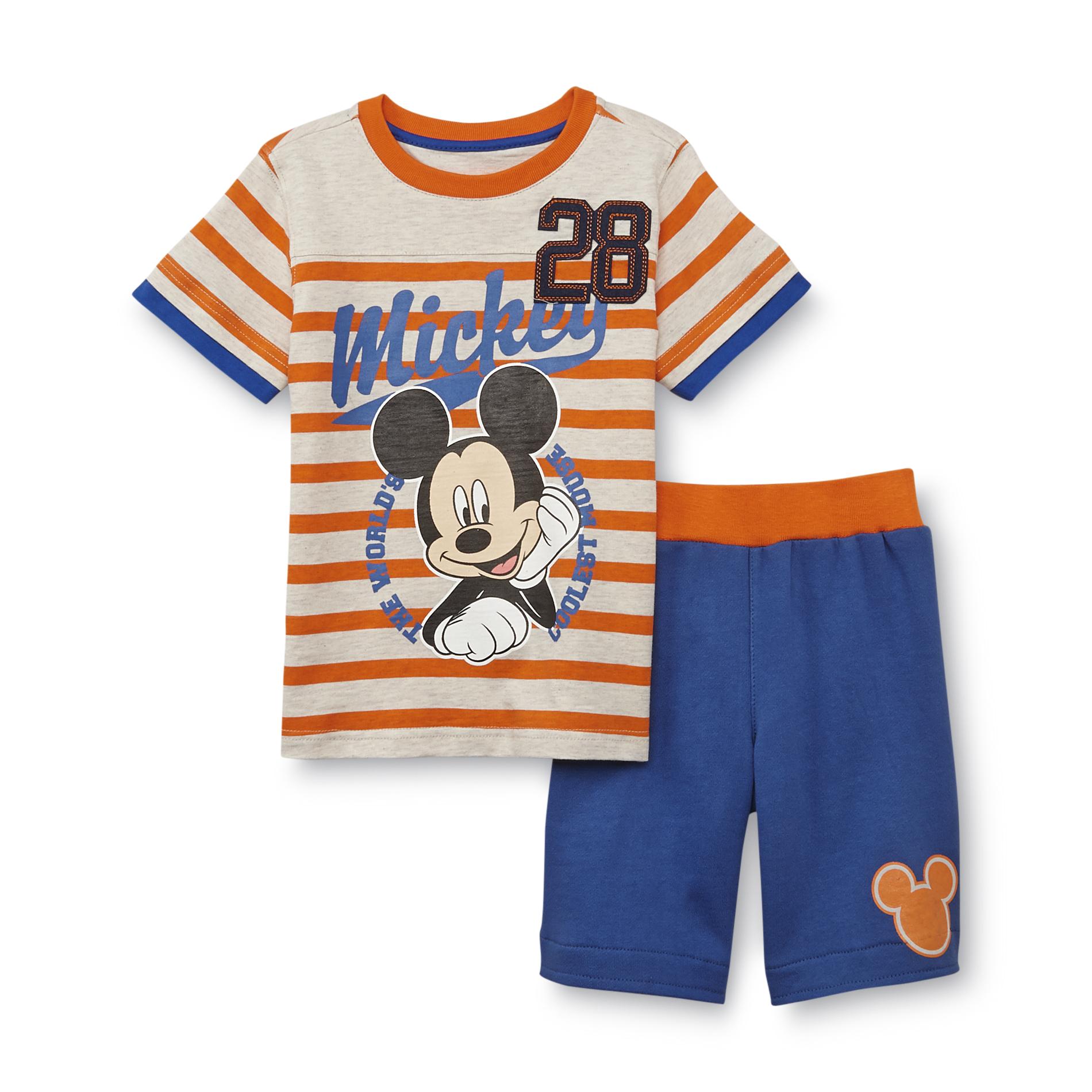 Disney Mickey Mouse Infant & Toddler Boy's T-Shirt & Shorts
