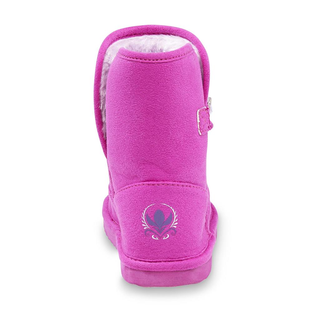 Disney Frozen Toddler Girl's Pink Mid-Calf Cozy Boot