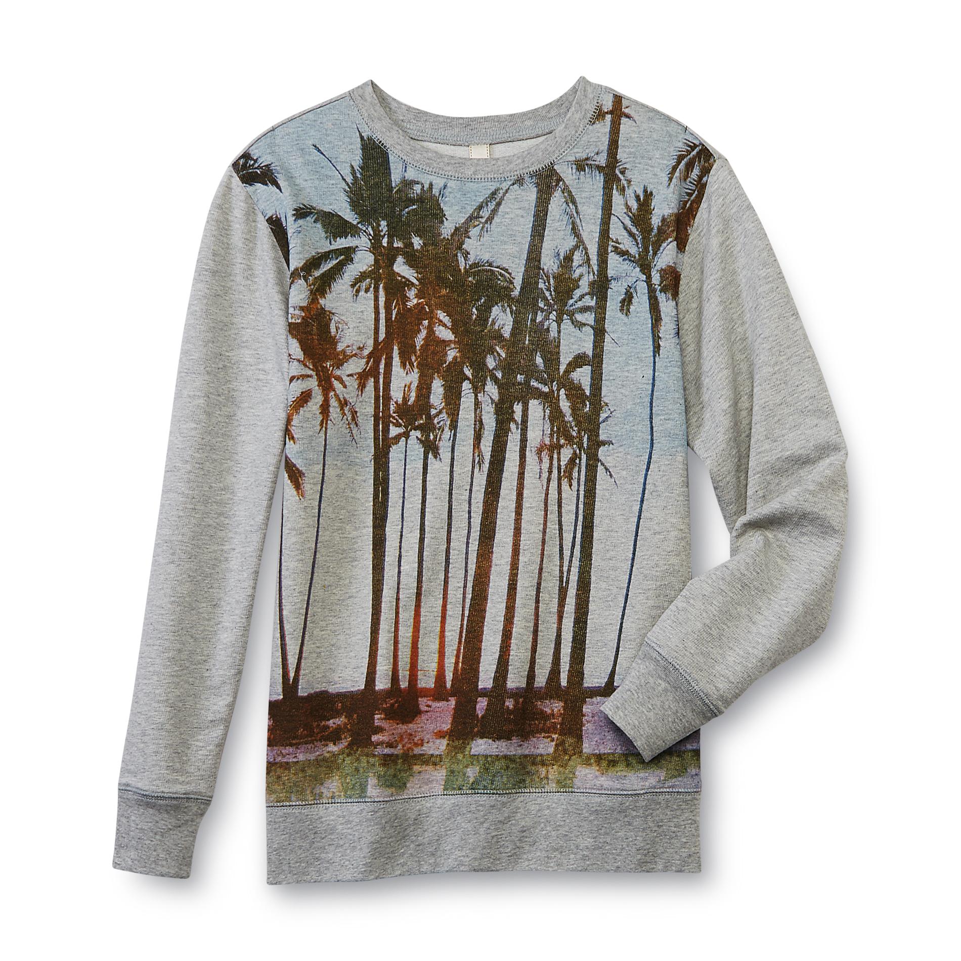 Route 66 Girl's Pullover Sweatshirt - Palm Trees