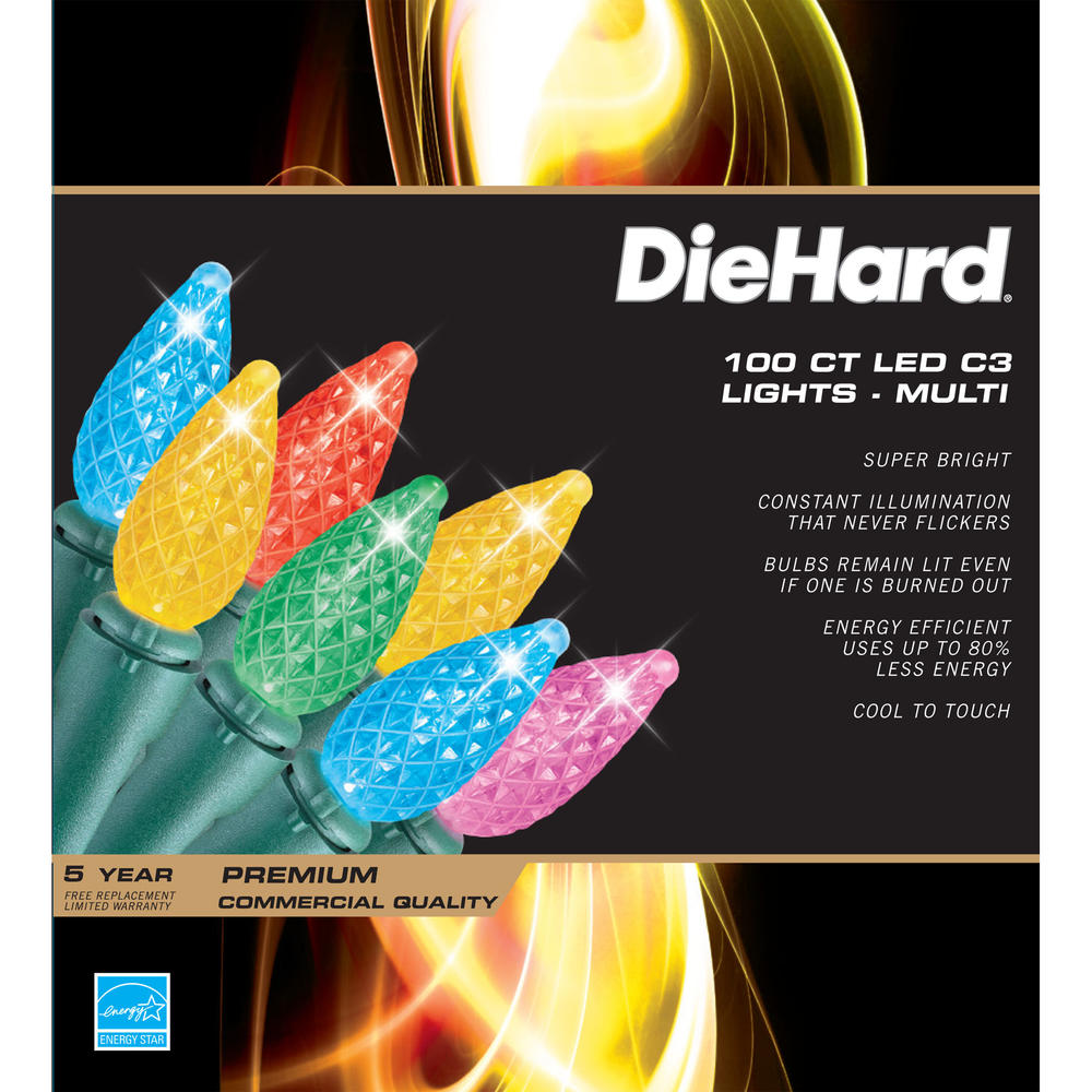 DieHard 100 LED Multicolored Lights