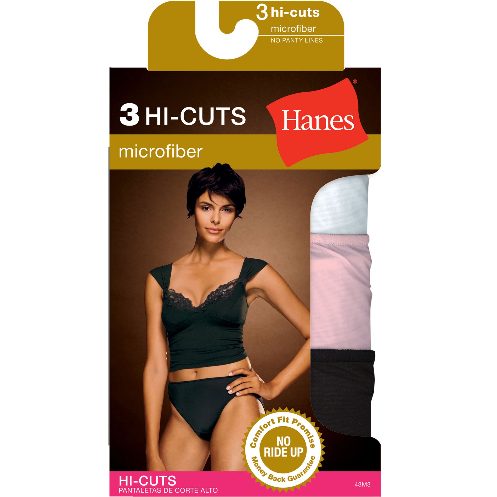 Hanes Women&#39;s Microfiber Hicut Underwear