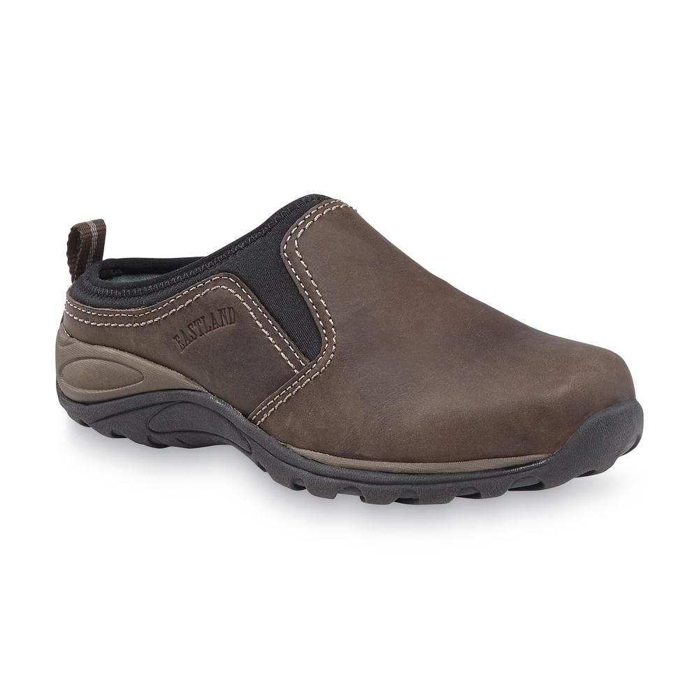 Eastland Women's Currant Brown Hooded Clog - Wide Width Available