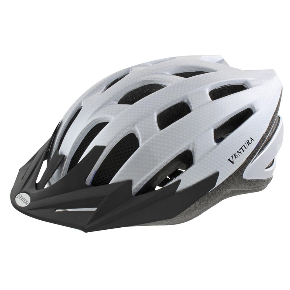 Ventura  &#124; White Carbon Sport Helmet