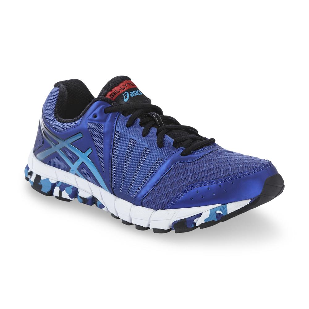 ASICS Men's Gel-Lyte 33 Black/Blue Running Shoe