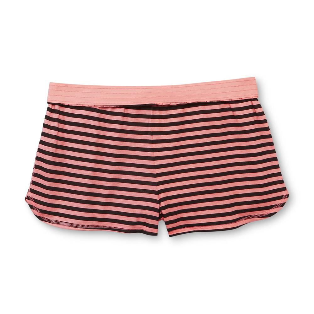Joe Boxer Women's Plus Short-Sleeve Pajamas - Striped