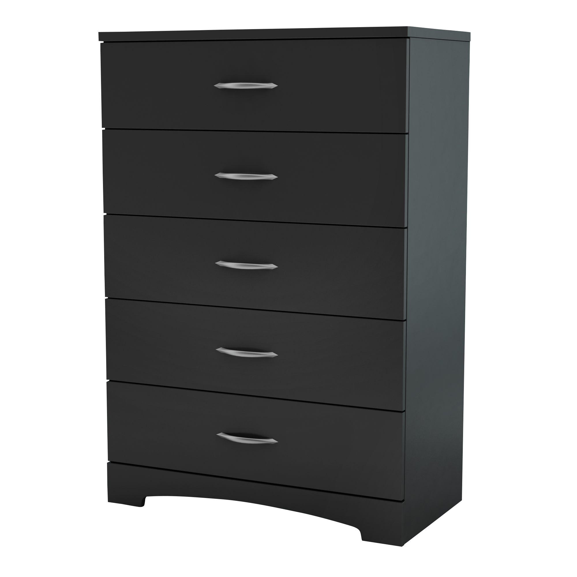 South Shore Step One 5-Drawer Chest, Pure Black