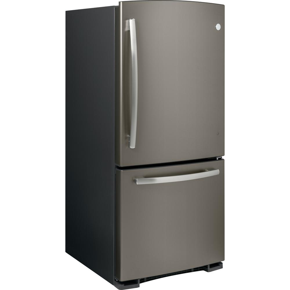 GE Appliances GDE20GMHES 20.3 cu. ft. BottomFreezer Refrigerator Slate