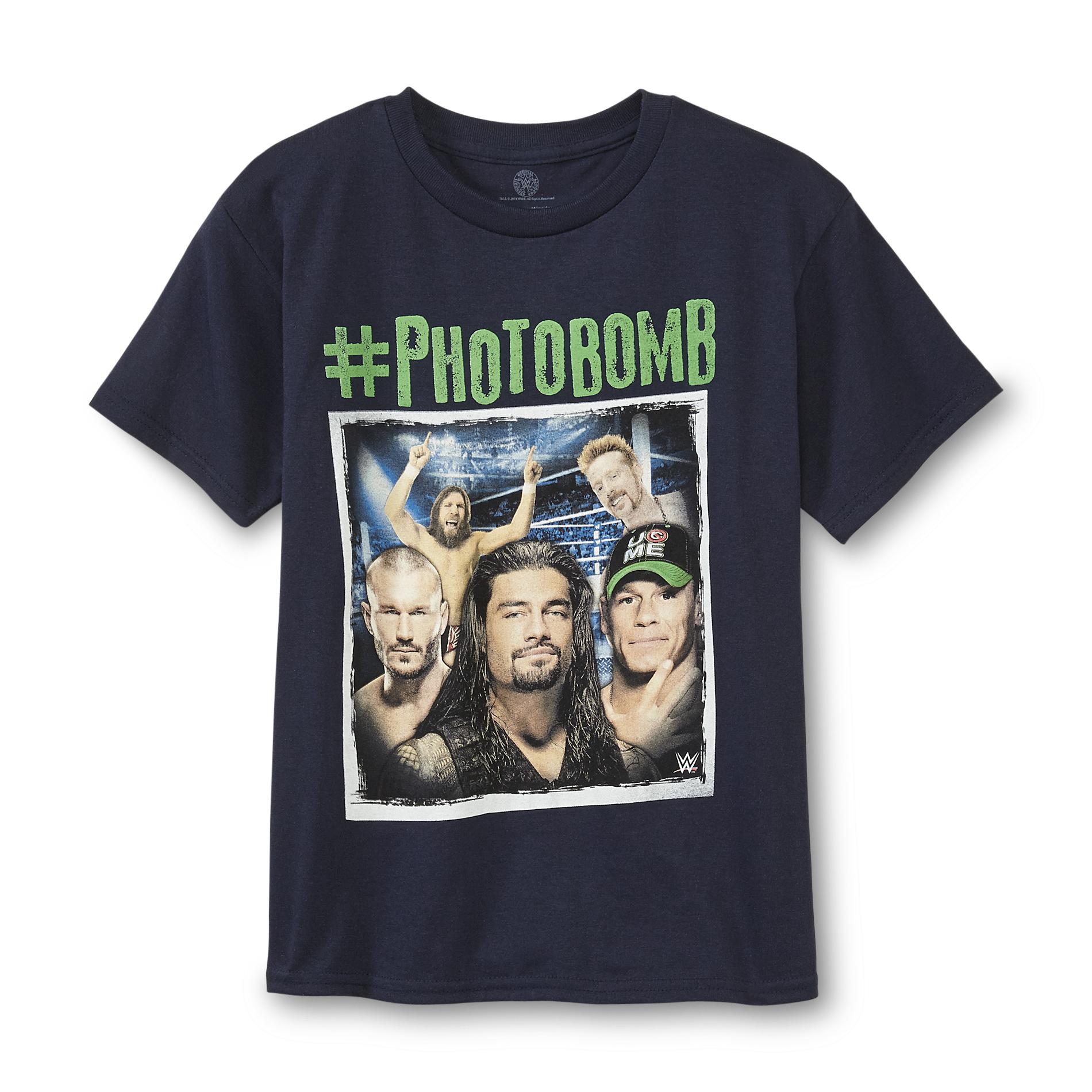 WWE Boy's Graphic T-Shirt - #Photobomb