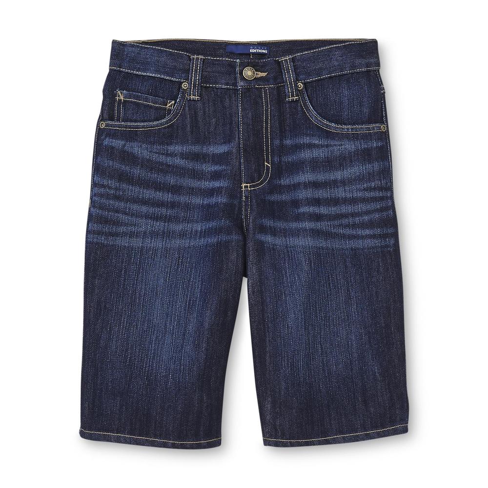 Basic Editions Boy's 5-Pocket Denim Shorts