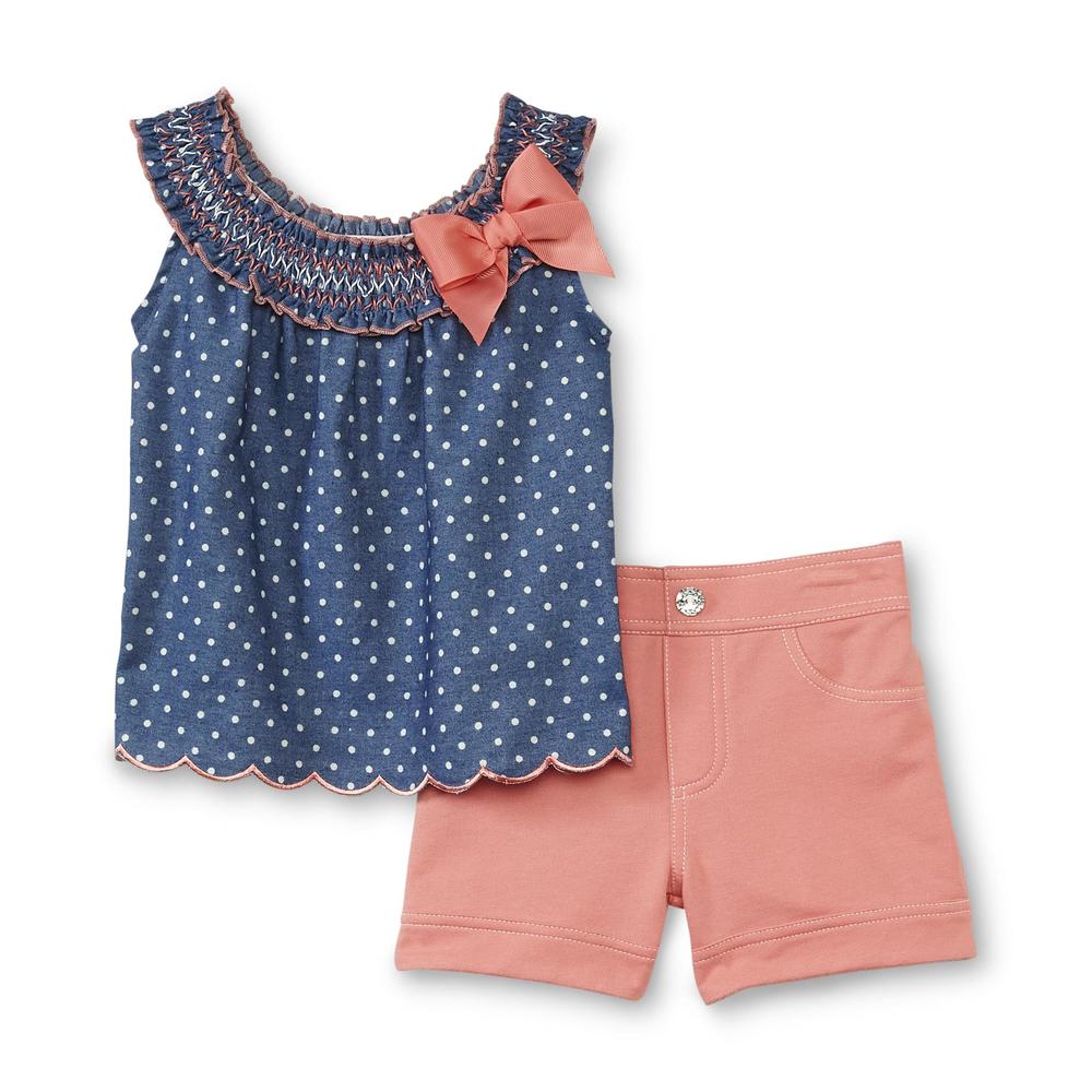 WonderKids Infant & Toddler Girl's Sleeveless Top & Shorts - Dotted