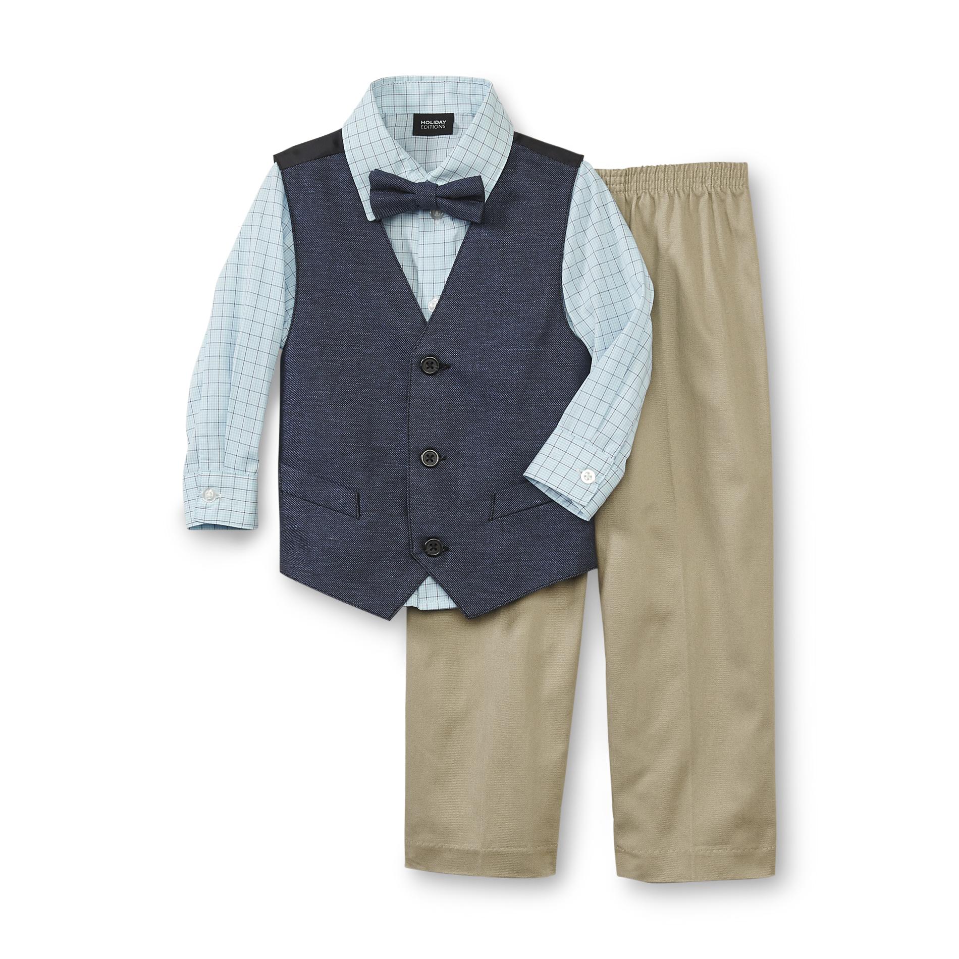 Holiday Editions Infant & Toddler Boy's Shirt  Vest  Bow Tie & Pants