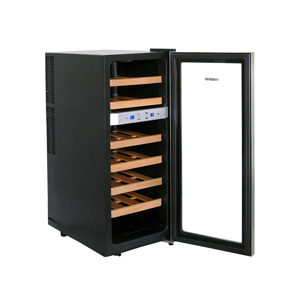 NewAir AW211ED 21 Bottle Dual Zone Thermoelectric Wine Cooler