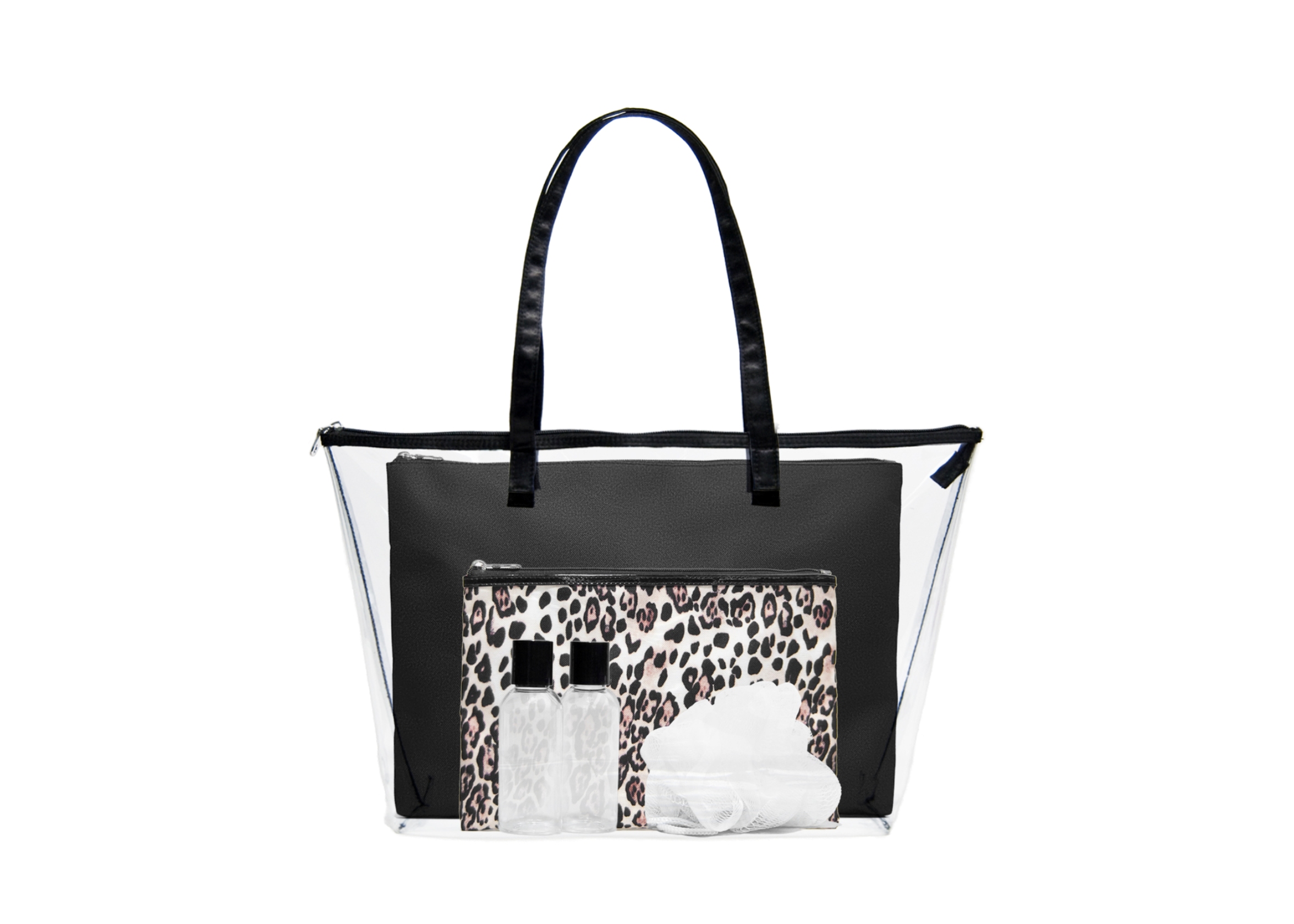 Blockbuster Black Cheetah Travel Tote Bag