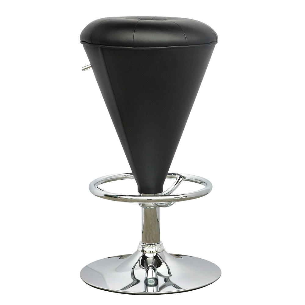CorLiving Cone Shaped Adjustable Barstool in Leatherette
