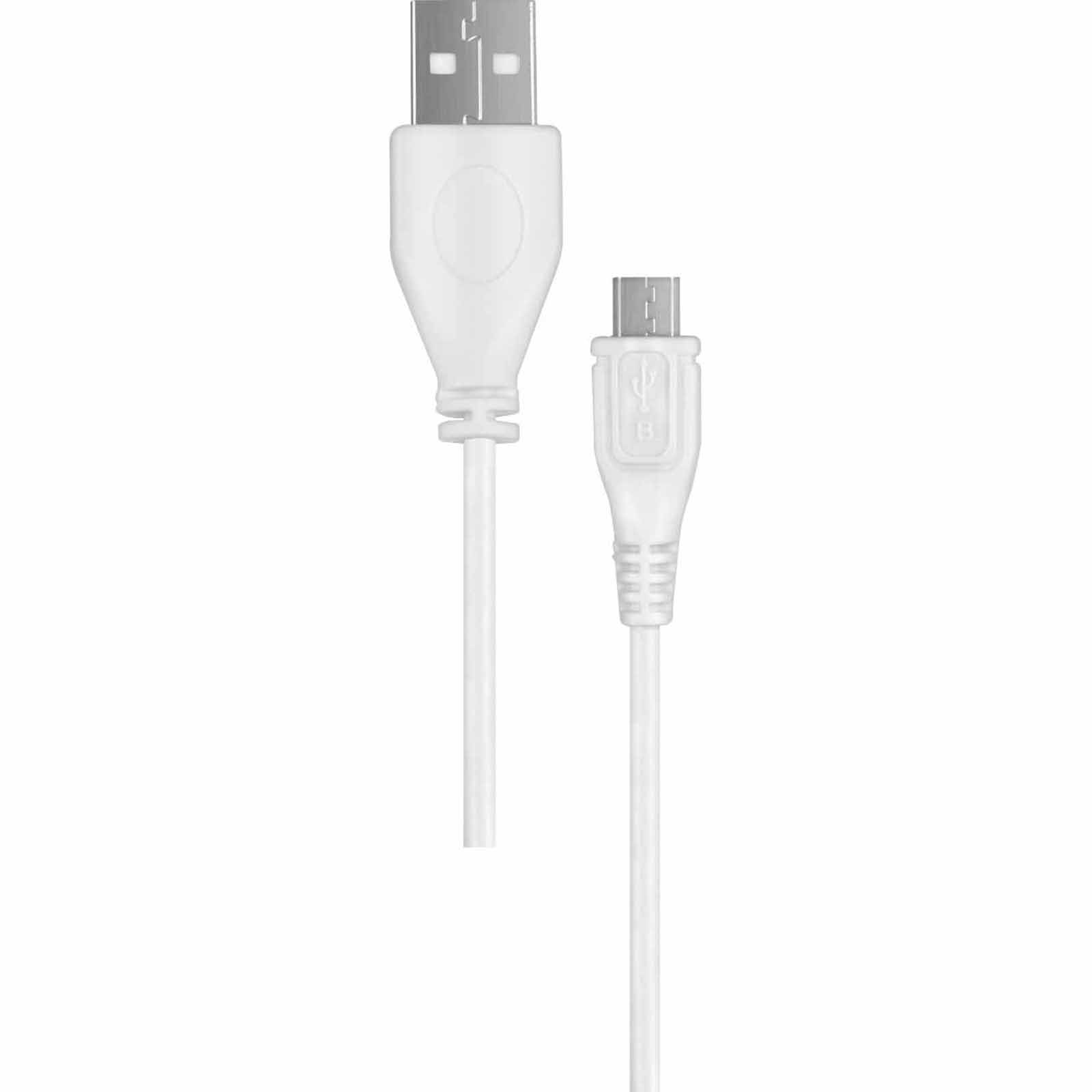 Vivitar Basic 3’ Micro Charge Cable - White Vivitar Basic 3’ Micro Charge Cable - White