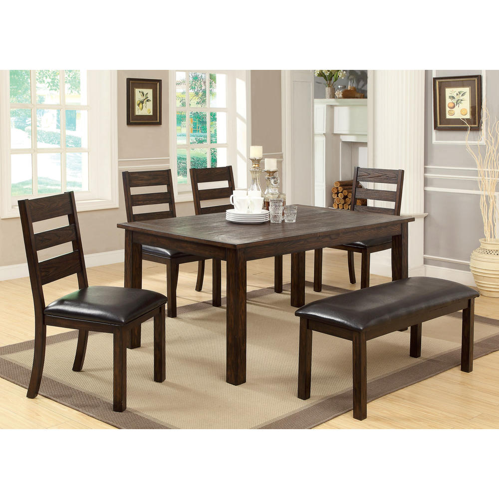 Furniture of America Marcie Dark Walnut Dining Chair (Set of 2)