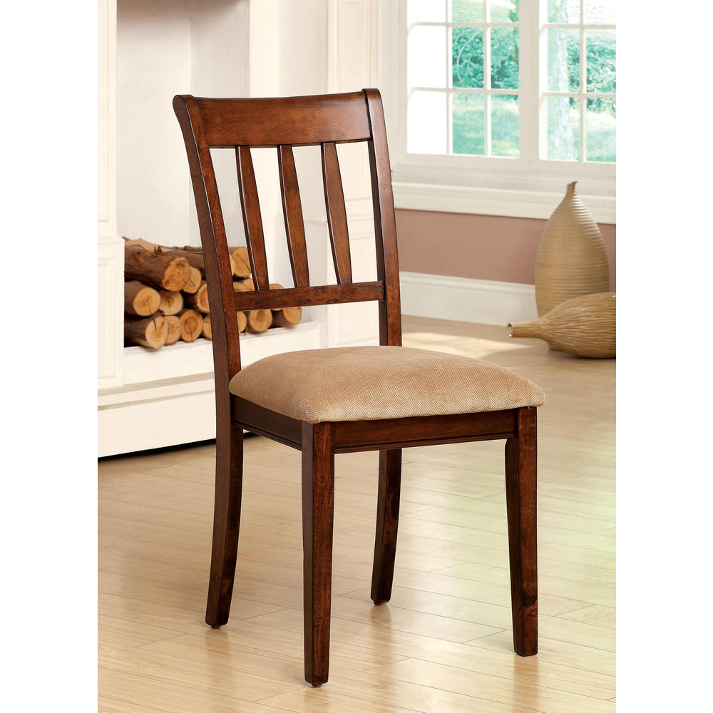 Furniture of America Rimini Brown Cherry Dining Chair (Set of 2)