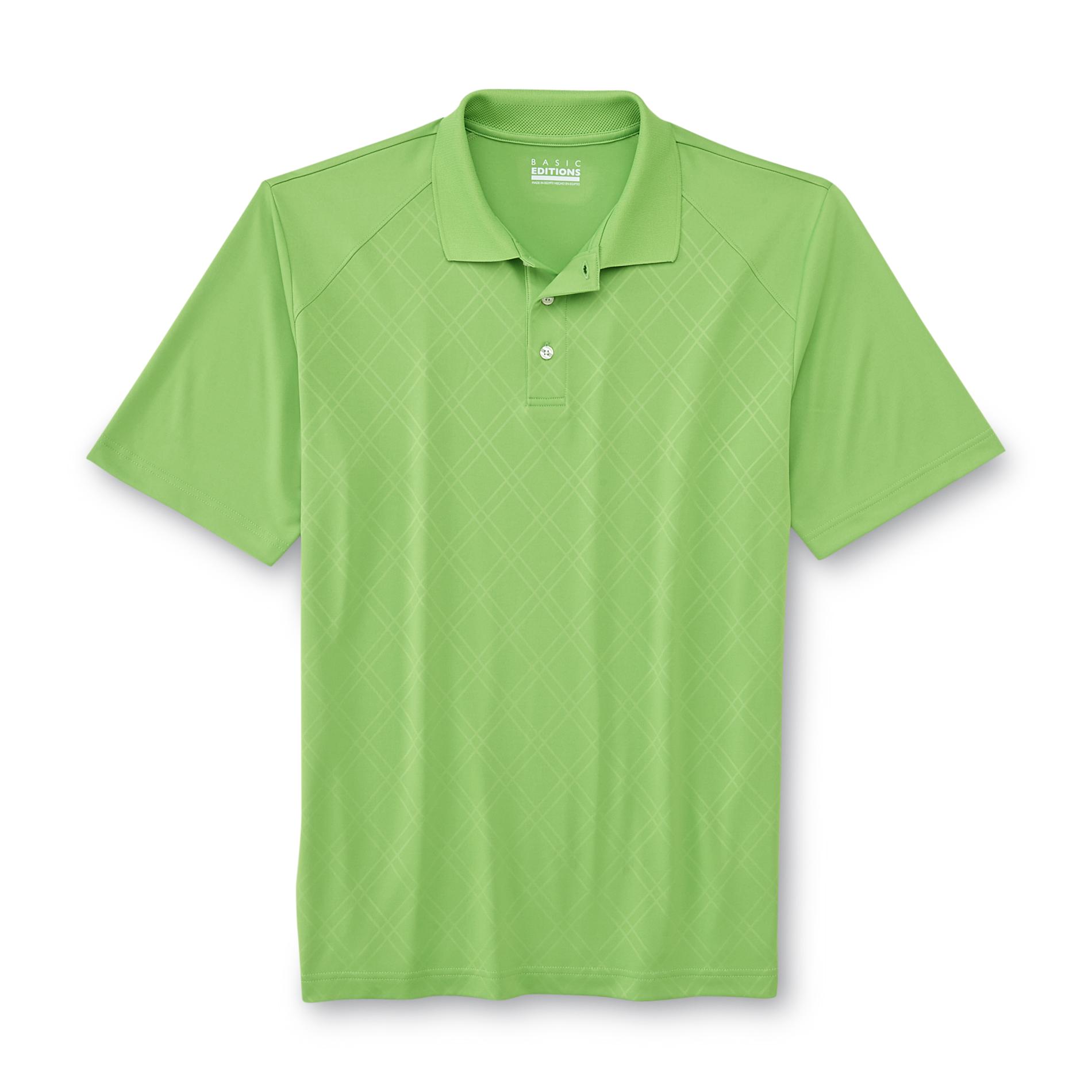 Basic Editions Men's Polo Shirt - Argyle