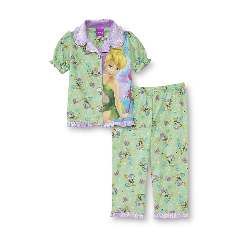 Disney Tinker Bell Toddler Girl's Pajama Shirt & Pants